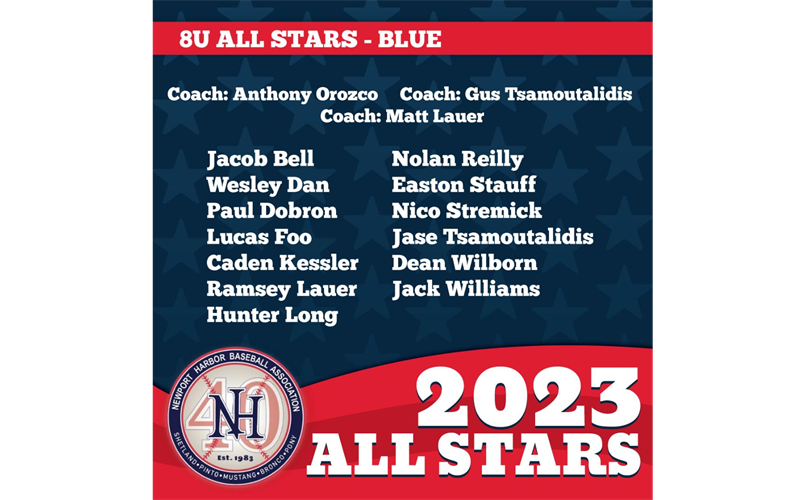 8U All Stars Blue