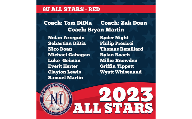 8U All Stars Red