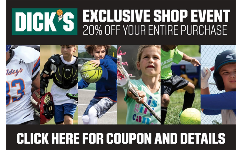CLICK HERE - Dick's Coupon - 1/23 to 1/26